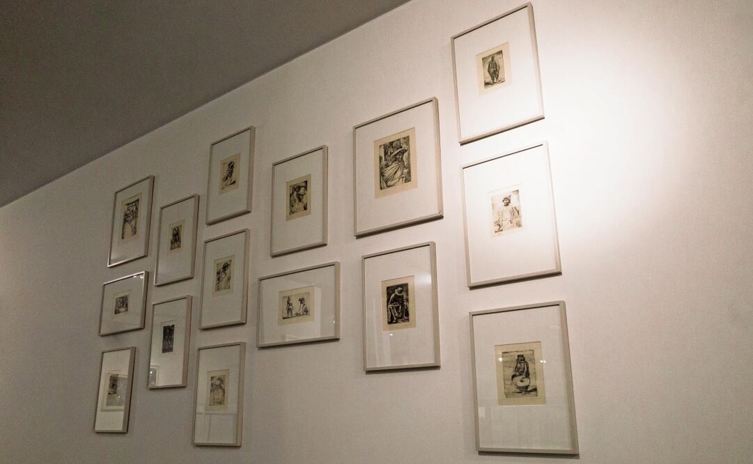 Distintas obras de arte que forman parte de la muestra Siqueiros y los artistas americanos, en el marco de los 50 años del Museo Carrillo Gil. Foto: Yaretzy Osnaya | El Universal