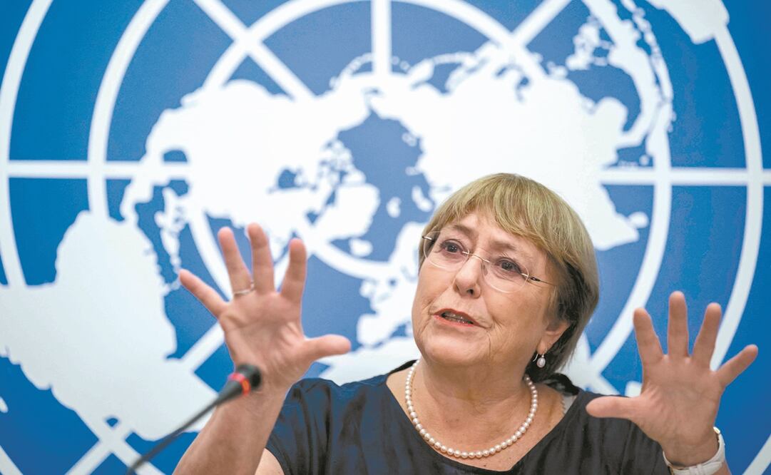 El mandato de la alta comisionada de la ONU para los Derechos Humanos, Michelle Bachelet, acabó ayer.