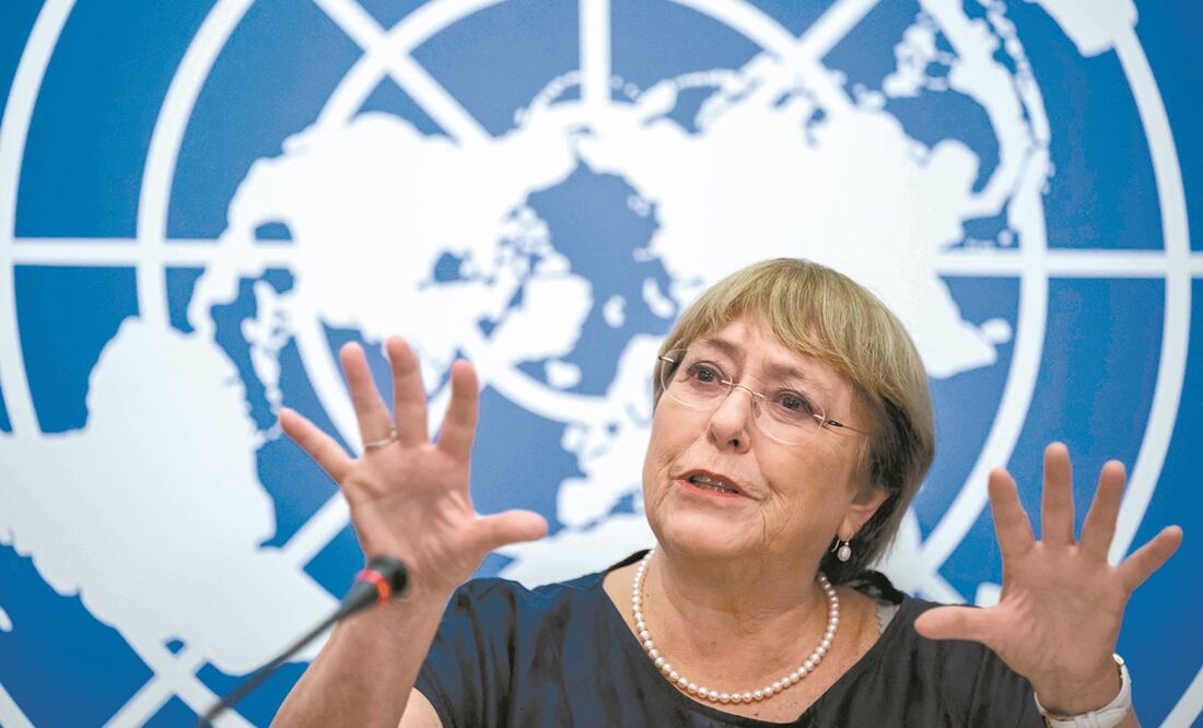 El mandato de la alta comisionada de la ONU para los Derechos Humanos, Michelle Bachelet, acabó ayer.