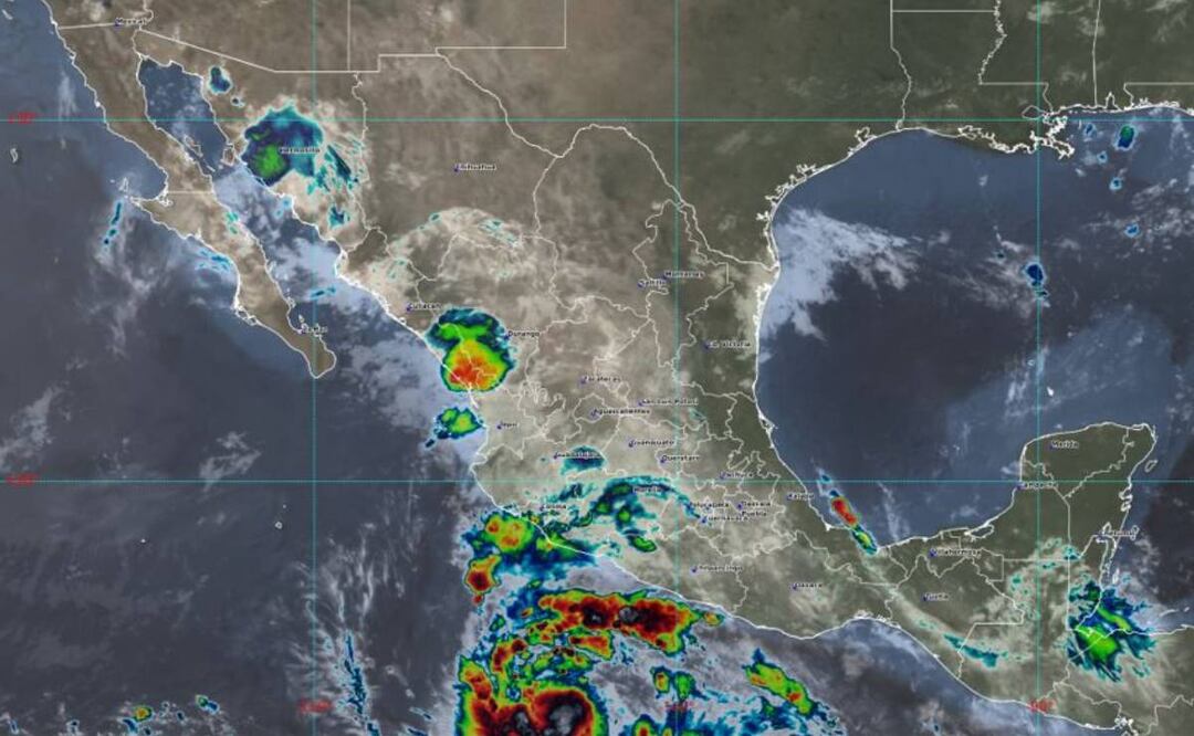 Foto: El ciclón tropical se desplazará al sur de las costas de Colima y Michoacán; seguirá una trayectoria paralela a las costas del Pacífico mexicano