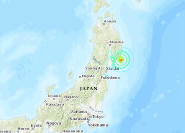 Sismo de magnitud 6.4 sacude costa oriental de Japón