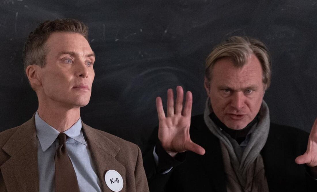 Cillian Murphy y Christopher Nolan. Fuente: Instagram @oppenheimermovie