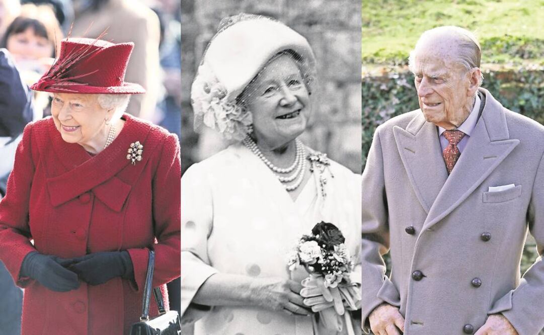 En la foto: Reina Isabel II, Reina Madre y el Príncipe Felipe (ARCHIVO. EL UNIVERSAL)