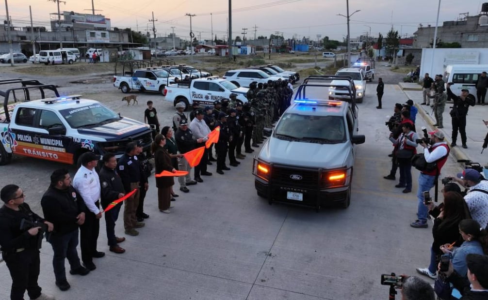Implementan "Operativo Blindaje" en Ecatepec, Jaltenco y Coacalco; buscan combatir delitos de alto impacto.
Foto: Especial.