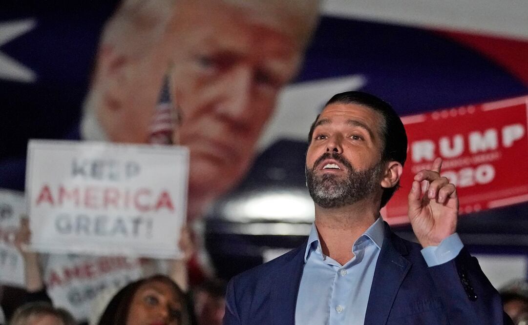 El pasado diciembre, Donald Trump junior estuvo en Venecia de vacaciones con su nueva pareja y un grupo de amigos. Foto: AP