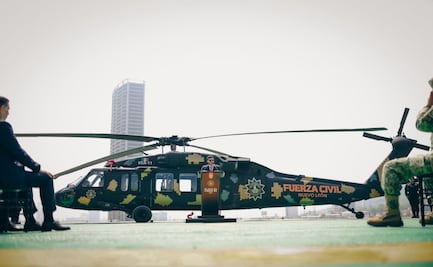Nuevo León refuerza vigilancia aérea; Samuel García presenta segundo helicóptero Black Hawk para seguridad