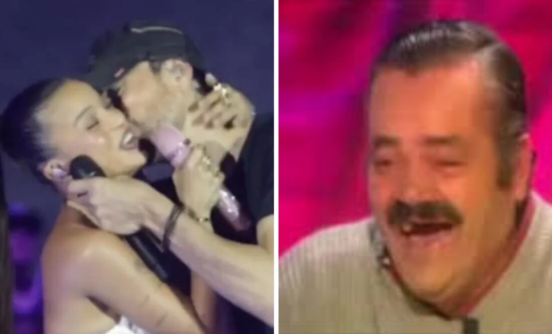 Enrique Iglesias ha desatado polémica en redes tras besar a Emilia Mernes en el escenario, estas son las reacciones de los usuarios. Foto: X