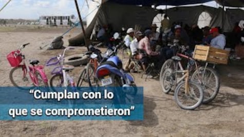 Resisten y exigen pago en Santa Lucía