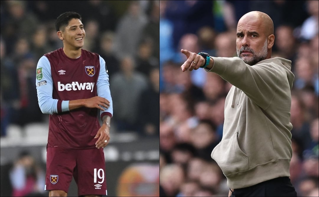 Pep Guardiola llenó de elogios a Edson Álvarez: “Es muy inteligente” / FOTOS: @WestHamEspanol y AFP
