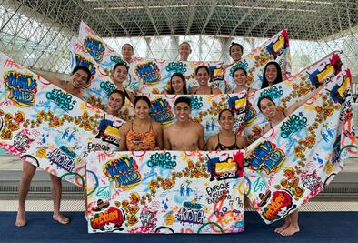 Selección Mexicana de Natación Artística pone a la venta toalla conmemorativa para reunir recursos rumbo a París 2024