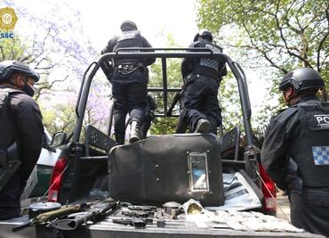 Detienen a 5 personas y aseguran armas durante operativo en la colonia Anáhuac