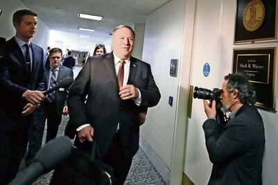 Buscan aupar a Pompeo a secretaría de Estado de EU