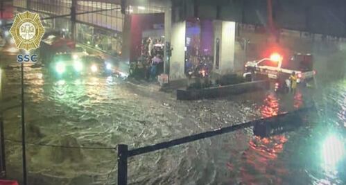 Fuertes lluvias pegan otra vez a Iztapalapa; reportan anegaciones y afectaciones a la vialidad