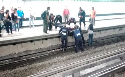 Hombre en estado de ebriedad cae a vías de Metro Garibaldi