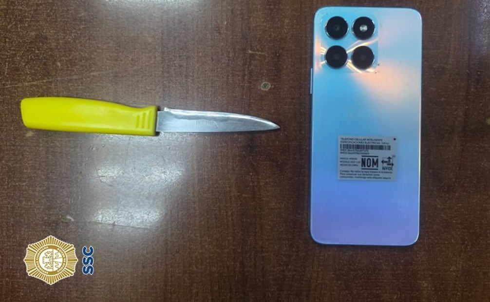 Cae mujer acusada de asaltar a adulta mayor en la alcaldía Magdalena Contreras; la amenazó con un cuchillo.
Foto: Especial.