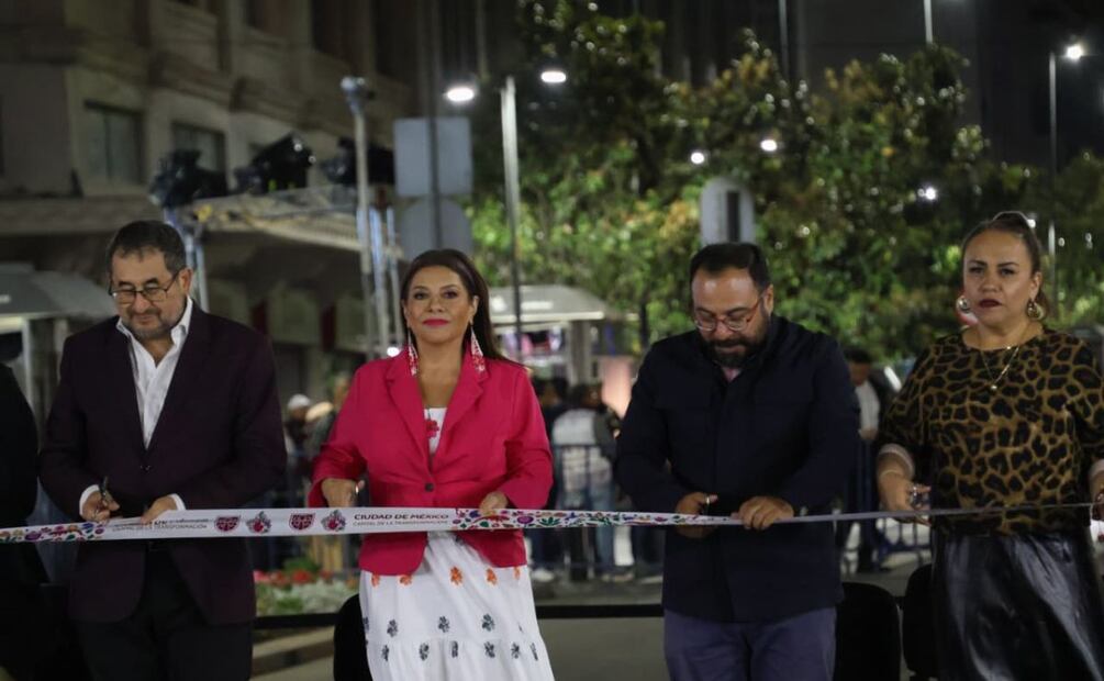 Desde avenida 20 de Noviembre, Brugada Molina destacó que este proyecto tendrá un doble impacto: la seguridad y reivindicar el patrimonio histórico. | Foto: Karla Guerrero/ EL UNIVERSAL.