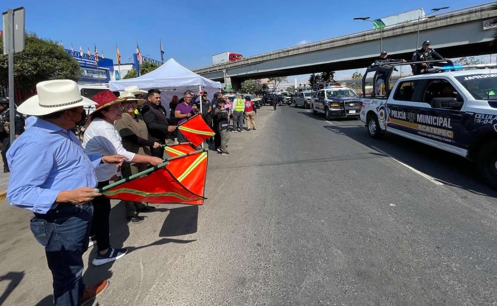Ecatepec inicia operativo “Guadalupano Peregrino Seguro”.
Foto: Especial.