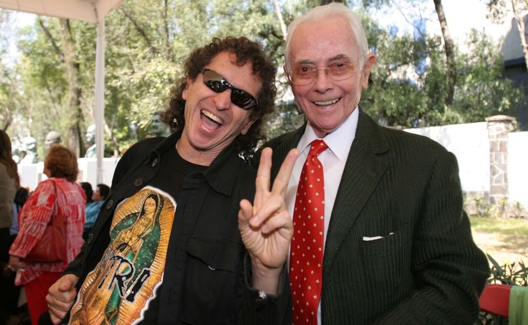 FOTO: El compositor junto a Alex Lora