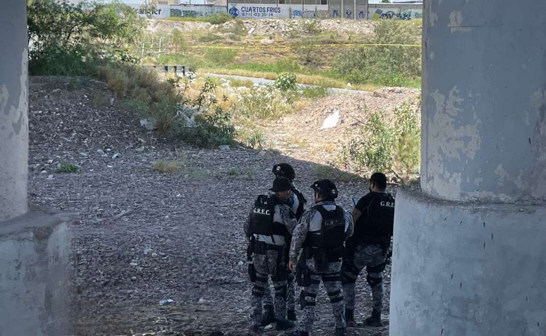 Encuentran restos humanos debajo de puente Solidaridad. Foto: Especial.