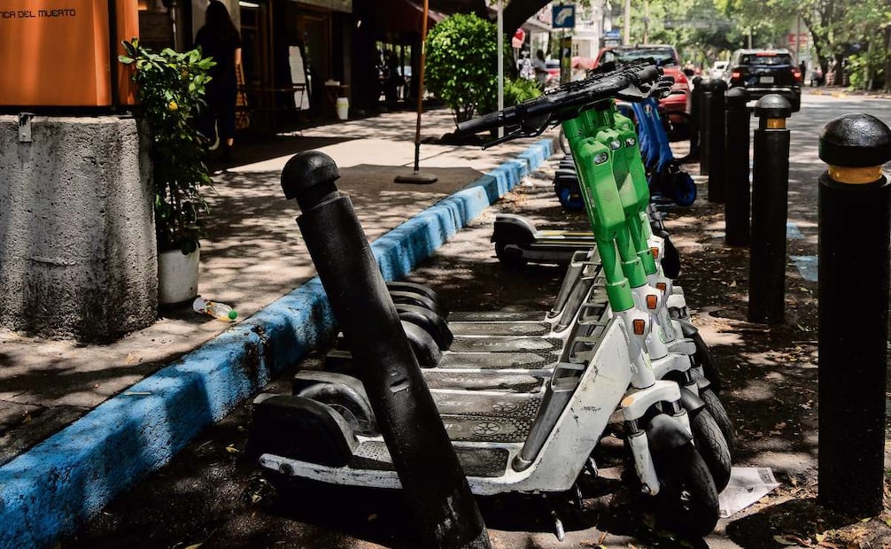 Nuevas estaciones de scooters han sido instaladas en CDMX. Foto: Hugo Salvador / EL UNIVERSAL