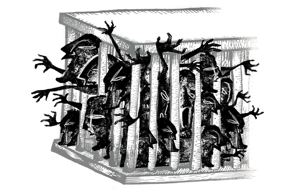 En poco más de nueve años se han registrado 4 mil 826 incidencias, siendo las riñas las más abundantes (ILUSTRACIÓN: ROSARIO LUCAS)