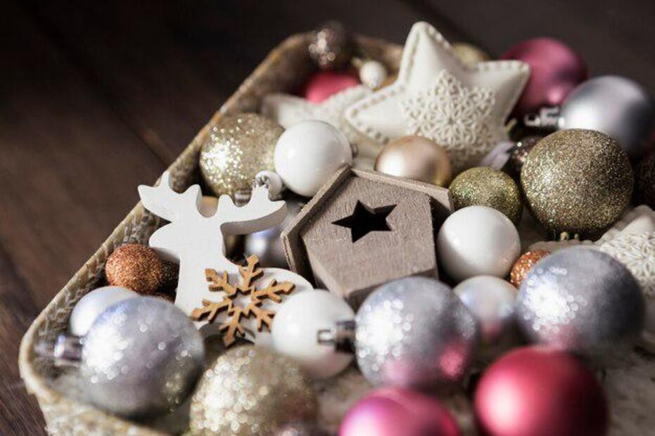 Decoración navideña. Fuente: Freepik.