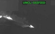 VIDEO EU ataca otra presunta narcolancha en el Pacífico; hay 3 sobrevivientes