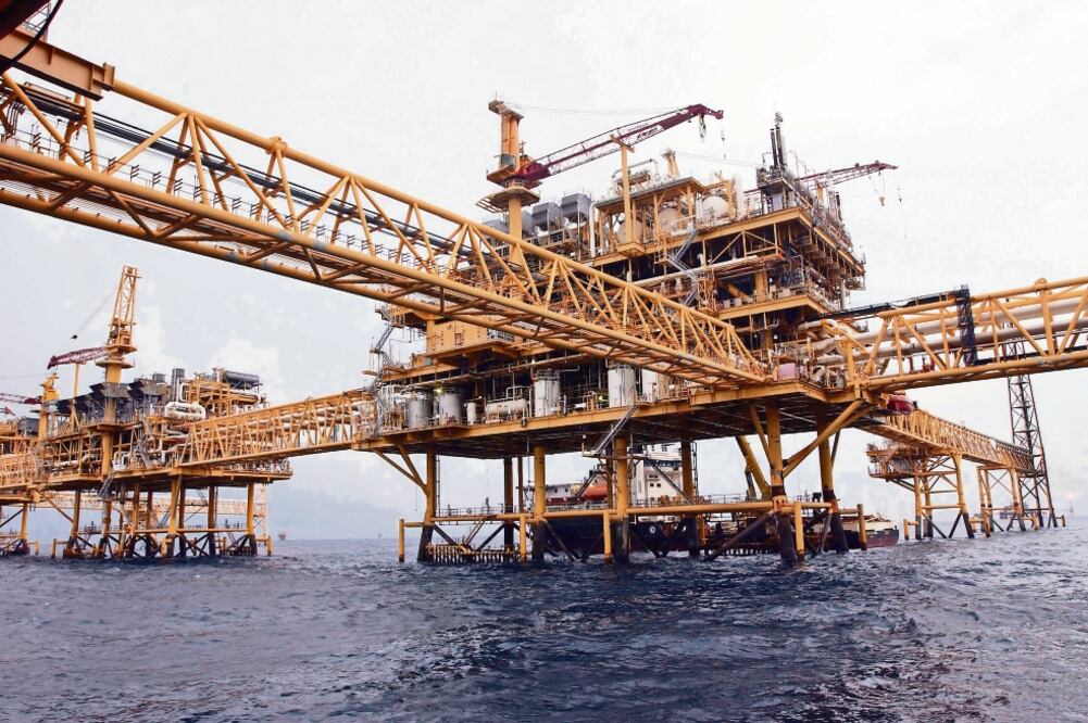 Eni halló petróleo en el pozo Amoca-2, en aguas poco profundas de la Bahía de Campeche, en la zona off shore de México (ARCHIVO EL UNIVERSAL)