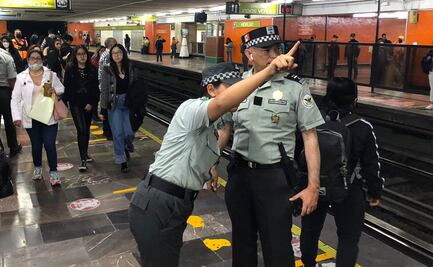 Dos detenciones polémicas, una protesta y celulares grabando, así han sido los primeros días de la GN en el Metro