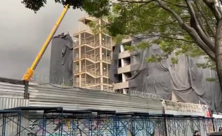 ISSSTE realizó hallazgo de presuntos restos humanos en obras de demolición del Hospital "Dr. Gonzalo Castañeda" en Tlatelolco