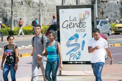 Colombia oscila entre el “sí” o “no” a la paz