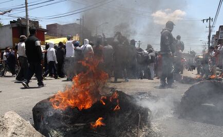 Mototaxis protestan y bloquean calles en las inmediaciones de Toluca