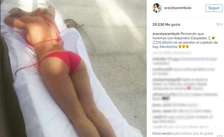 Aracely Arámbula muestra sus curvas en bikini