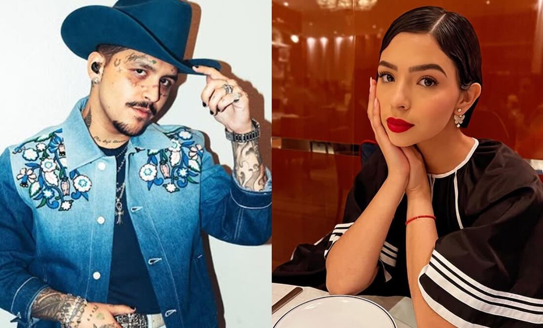 Christian Nodal y su esposa Ángela Aguilar. Foto: Instagram oficial.