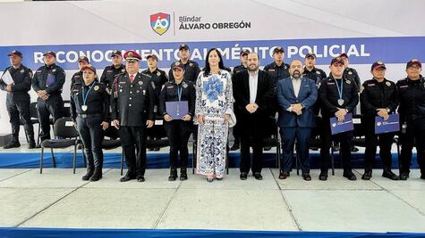 Lía Limón encabeza entrega de reconocimientos al Mérito Policial