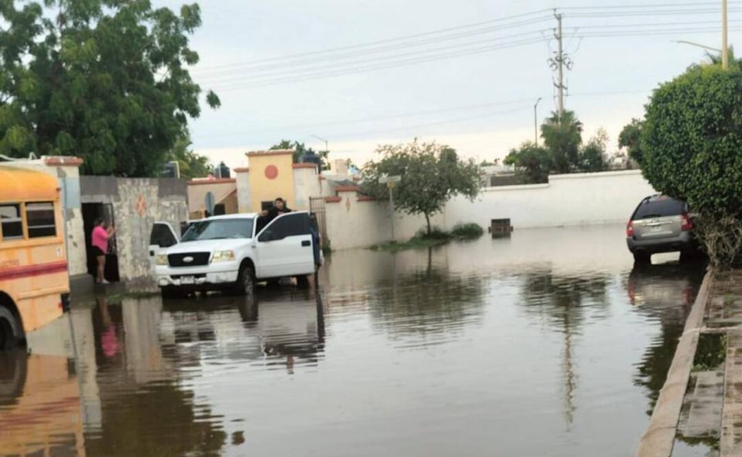 Intensas lluvias en Baja California Sur dejan afectaciones en el estado (01/09/2025). Foto: Especial