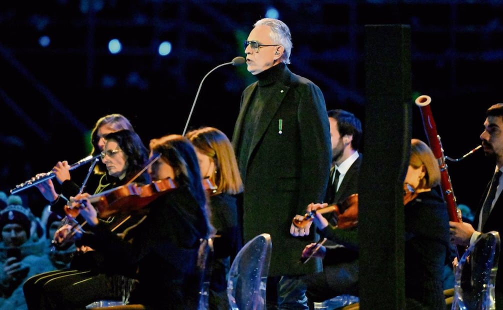 Andrea Bocelli. Fotos: AFP y EFE