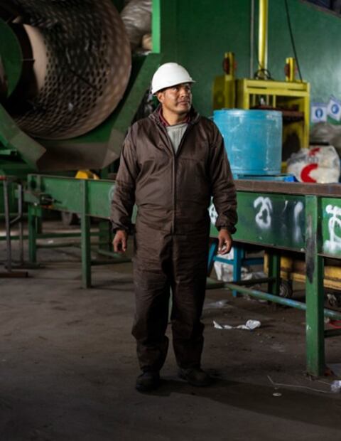 Patricio Laquidema, líder del proyecto y representante de la “Asociación creciendo por ti Mejía”. Foto: Vanessa Terán