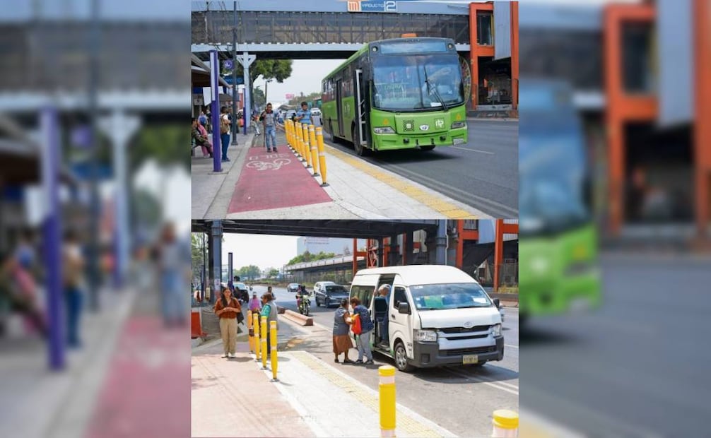 Las ampliaciones para las paradas de
transporte están cerca del Metro. Fotos: Santiago Cadena / EL UNIVERSAL