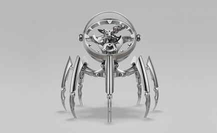 Un pulpo mecánico da la hora