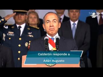 “Quienes deben estar preocupados por investigaciones son ellos", revira Calderón a Adán Augusto