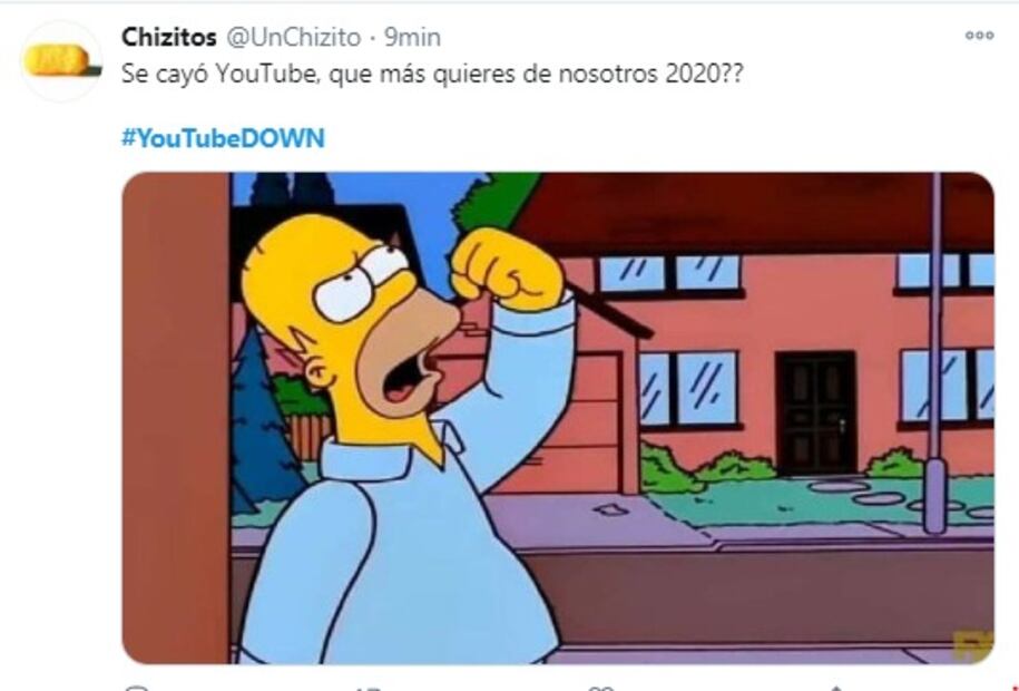 No era el módem... caída de YouTube deja corajes y memes