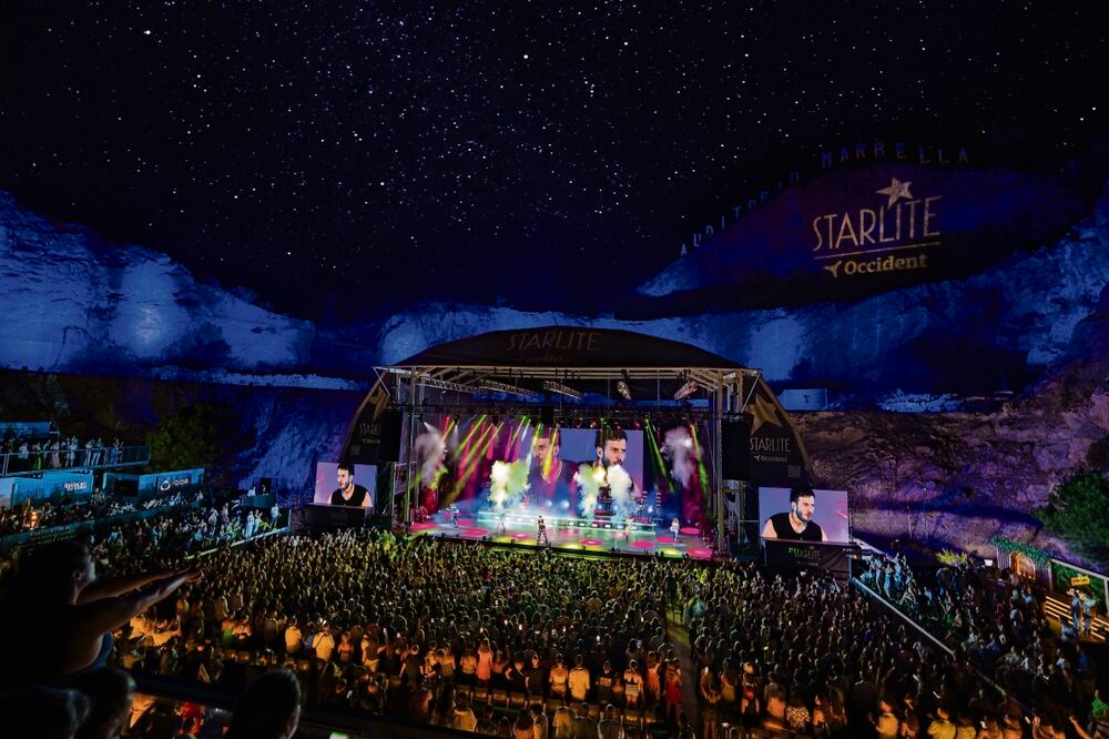 El auditorio, con un aforo para 3 mil personas “da la sensación de que estás en escena con el artista”, dice la directora del certamen. Foto: Festival Starlite Occident