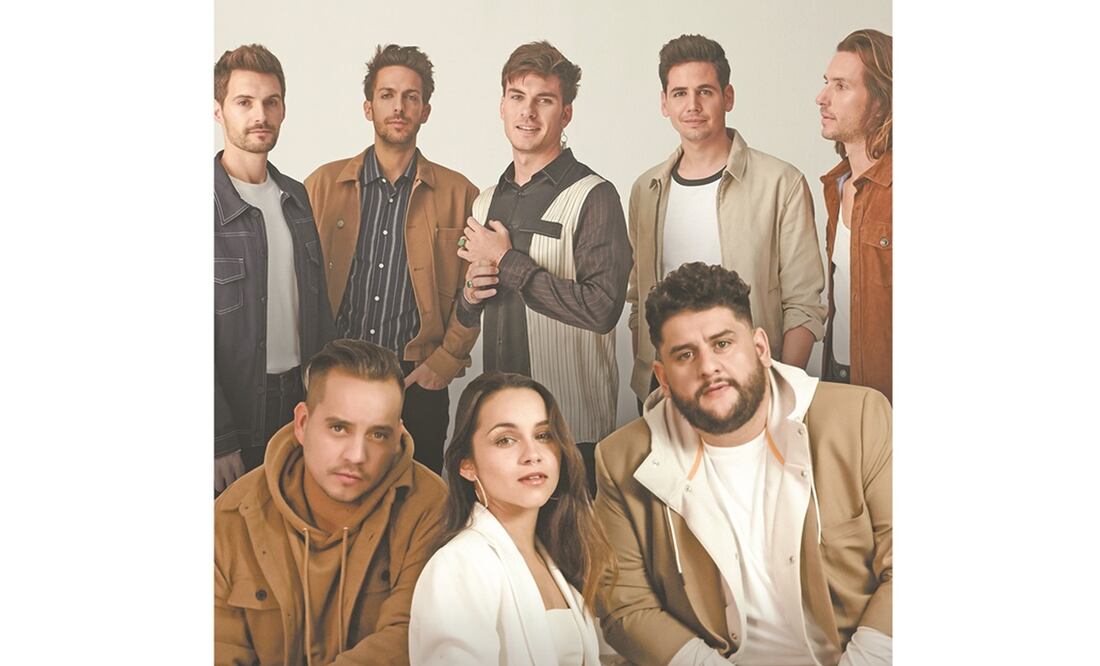 Ambas bandas ya habían cantado juntas antes con temas propios, pero no habían grabado un tema. Foto: SONY MUSIC