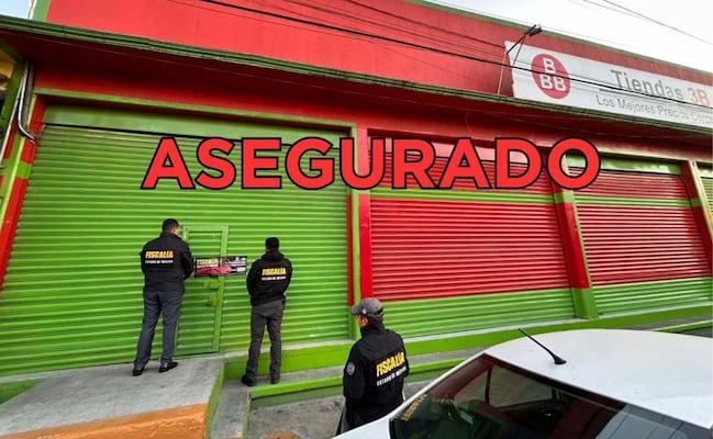 Fiscalía del Edomex asegura tienda 3B incendiada el pasado 22 de febrero; continúa investigación para identificar a los responsables