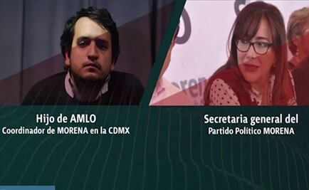 Divulgan audio entre Yeidckol e hijo de AMLO