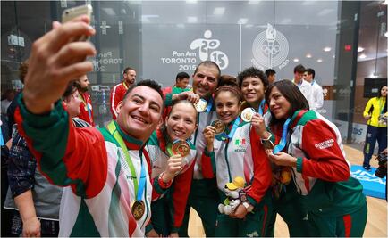 JP: Dos oros en racquetbol por equipos