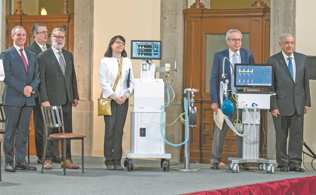 En julio pasado se presentaron los ventiladores en que participó DTM Tecnologías. Foto: ARCHIVO EL UNIVERSAL