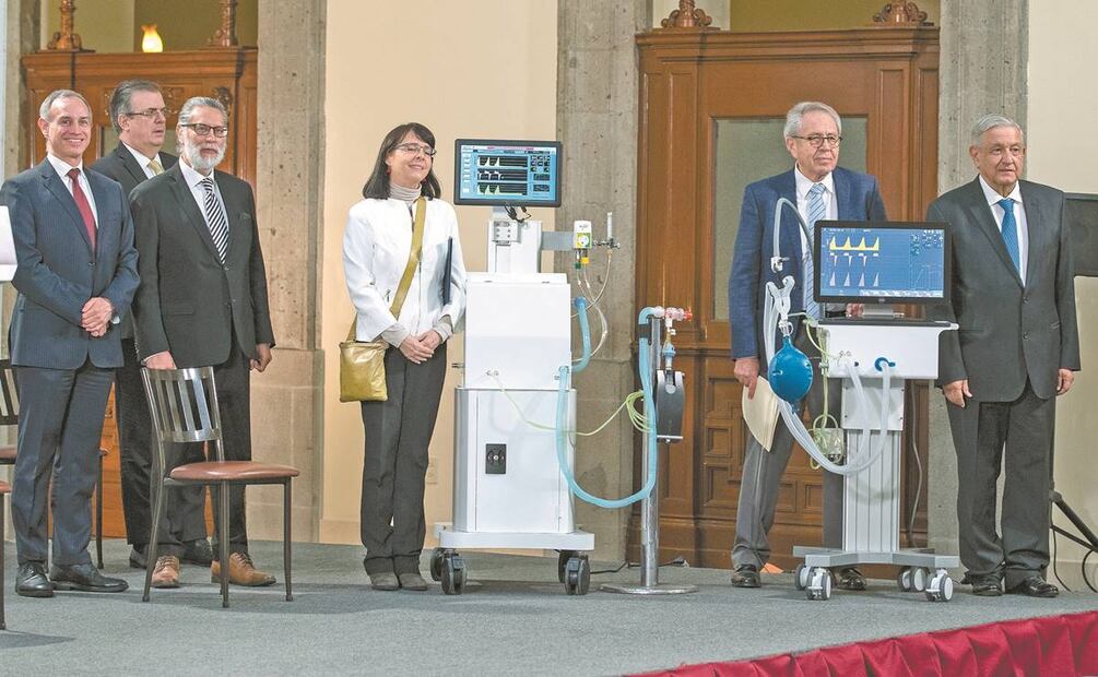 En julio de 2021 se presentaron los ventiladores en los que participó DTM Tecnologías, empresa calificada como neoliberal por el gobierno de la 4T. Foto: ARCHIVO EL UNIVERSAL