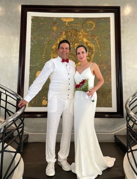 Esposa de Francisco Gattorno planeó la boda desde sus 12 años, era fan de sus novelas